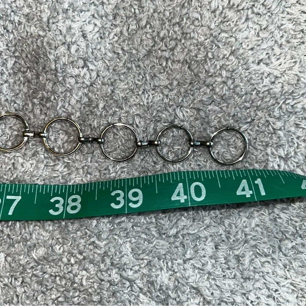 Forever 21 Silver Oval Link Belt